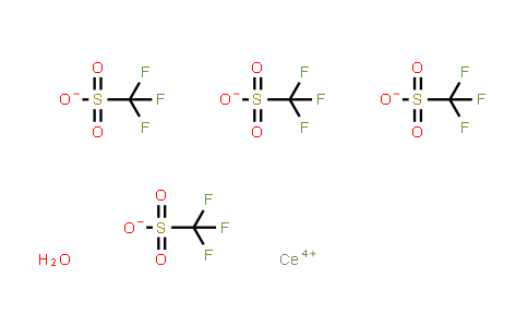 Cerium(4+) Trifluoromethanesulfonate Hydrate (1:4:1)