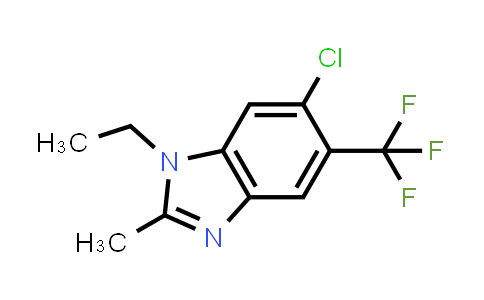 6-Chloro-1-Ethyl-2-Methyl-5-(Trifluoromethyl)-1H-Benzimidazole