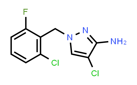 4-Chloro-1-(2-chloro-6-fluorobenzyl)-1H-pyrazol-3-amine