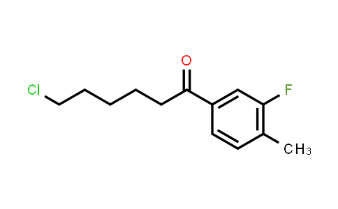 6-Chloro-1-(3-fluoro-4-methylphenyl)-1-hexanone