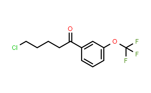 5-Chloro-1-[3-(trifluoromethoxy)phenyl]-1-pentanone