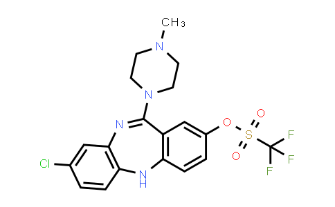 8-Chloro-11-(4-Methyl-1-Piperazinyl)-5H-Dibenzo[b,e][1,4]Diazepin-2-Yl Trifluoromethanesulfonate