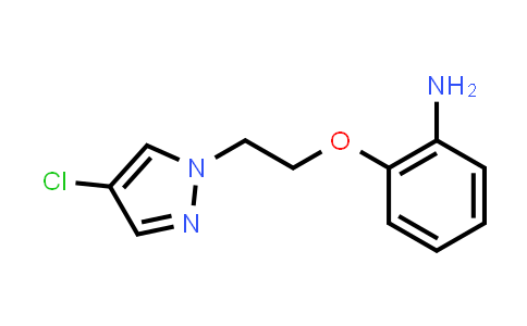 2-[2-(4-Chloro-1H-pyrazol-1-yl)ethoxy]aniline