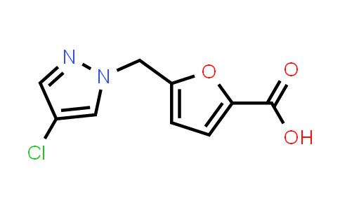 5-[(4-Chloro-1H-pyrazol-1-yl)methyl]-2-furoic acid