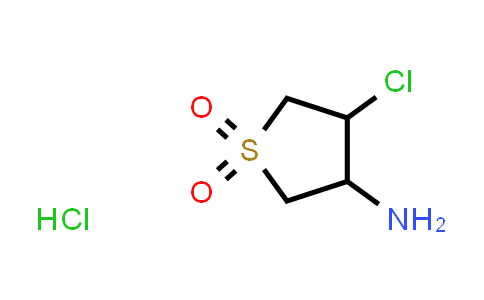 (4-Chloro-1,1-dioxidotetrahydro-3-thienyl)amine hydrochloride