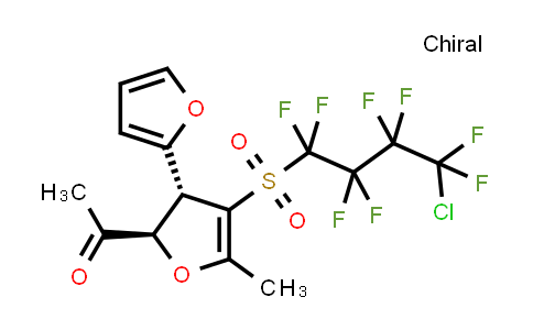 1-{(2'R,3'R)-4'-[(4-Chloro-1,1,2,2,3,3,4,4-octafluorobutyl)sulfonyl]-5'-methyl-2',3'-dihydro-2,3'-bifuran-2'-yl}ethanone