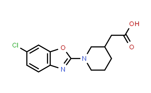 [1-(6-Chloro-1,3-benzoxazol-2-yl)piperidin-3-yl]acetic acid