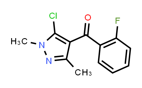 (5-Chloro-1,3-dimethyl-1H-pyrazol-4-yl)(2-fluorophenyl)methanone