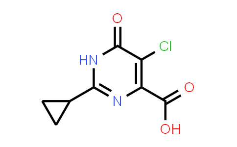 5-CHLORO-2-CYCLOPROPYL-6-OXO-1,6-DIHYDRO-PYRIMIDINE-4-CARBOXYLIC ACID