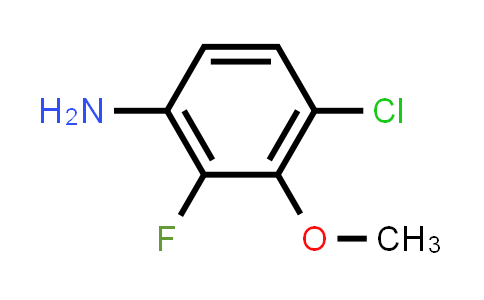 4-Chloro-2-fluoro-3-methoxyaniline