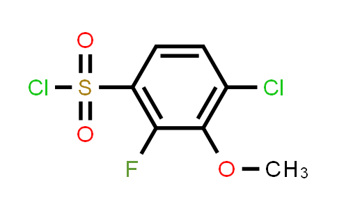 4-Chloro-2-fluoro-3-methoxybenzenesulfonyl chloride