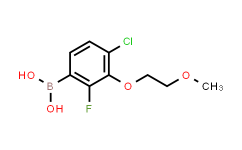 4-Chloro-2-fluoro-3-(2-methoxyethoxy)phenylboronic acid