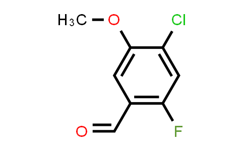 4-Chloro-2-fluoro-5-methoxybenzaldehyde