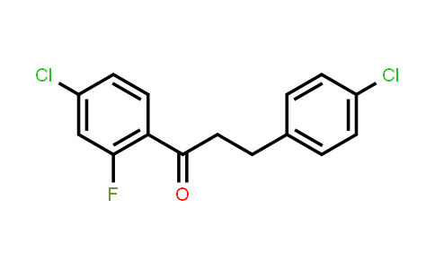 1-(4-Chloro-2-fluorophenyl)-3-(4-chlorophenyl)-1-propanone