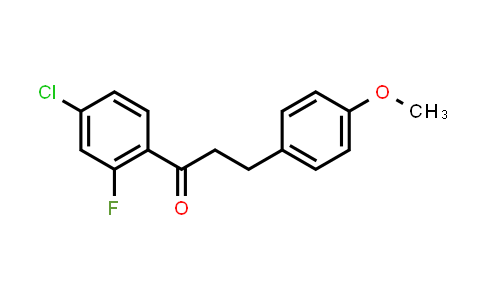 1-(4-Chloro-2-fluorophenyl)-3-(4-methoxyphenyl)-1-propanone