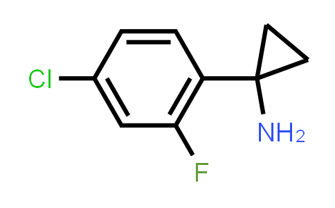 1-(4-Chloro-2-fluorophenyl)cyclopropanamine