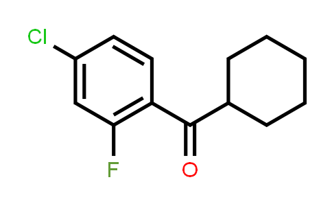 (4-Chloro-2-fluorophenyl)(cyclohexyl)methanone
