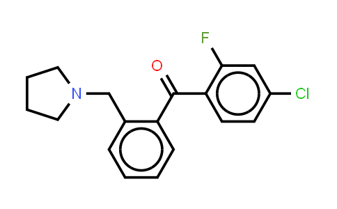 (4-Chloro-2-fluorophenyl)[2-(1-pyrrolidinylmethyl)phenyl]methanone