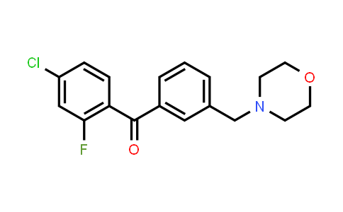 (4-Chloro-2-fluorophenyl)[3-(4-morpholinylmethyl)phenyl]methanone