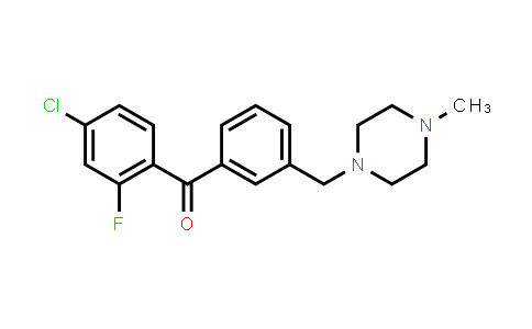 (4-Chloro-2-fluorophenyl){3-[(4-methyl-1-piperazinyl)methyl]phenyl}methanone