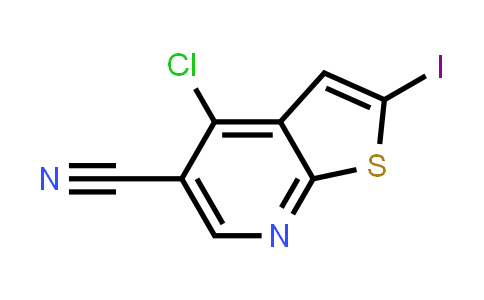 4-Chloro-2-iodothieno[2,3-b]pyridine-5-carbonitrile