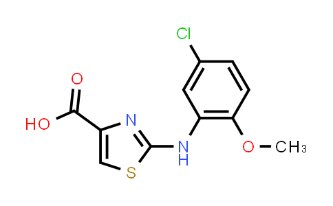 2-((5-Chloro-2-methoxyphenyl)amino)-1,3-thiazole-4-carboxylic acid