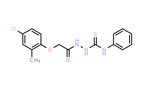 2-(4-chloro-2-methylphenoxy)-N-(((phenylamino)thioxomethyl)amino)ethanamide