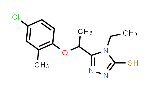 5-[1-(4-Chloro-2-methylphenoxy)ethyl]-4-ethyl-4H-1,2,4-triazole-3-thiol