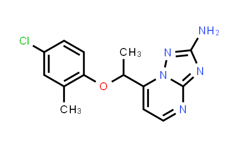 7-[1-(4-Chloro-2-methylphenoxy)ethyl][1,2,4]triazolo[1,5-A]pyrimidin-2-amine