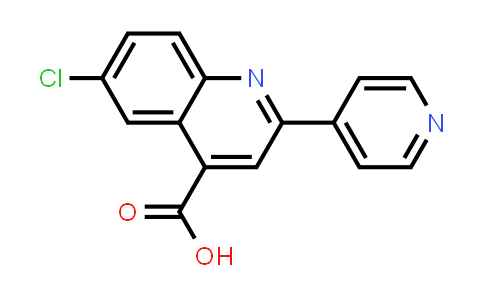 6-Chloro-2-pyridin-4-ylquinoline-4-carboxylic acid