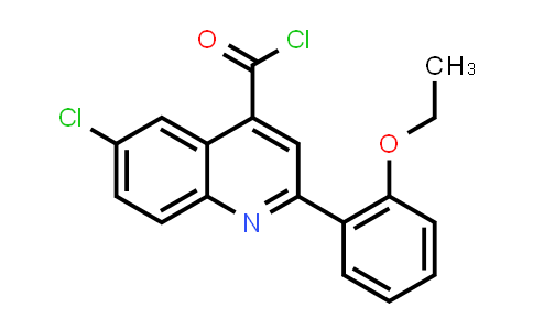 6-Chloro-2-(2-ethoxyphenyl)quinoline-4-carbonyl chloride