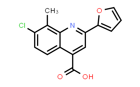7-Chloro-2-(2-furyl)-8-methylquinoline-4-carboxylic acid