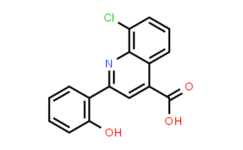 8-Chloro-2-(2-hydroxyphenyl)quinoline-4-carboxylic acid