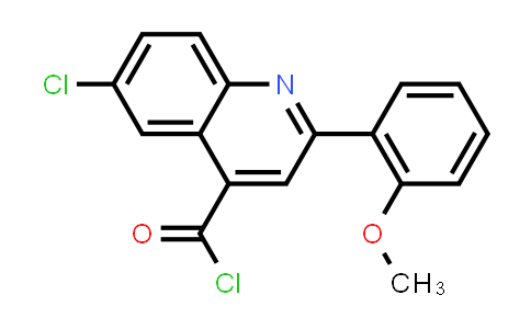 6-Chloro-2-(2-methoxyphenyl)quinoline-4-carbonyl chloride