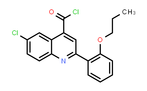 6-Chloro-2-(2-propoxyphenyl)quinoline-4-carbonyl chloride
