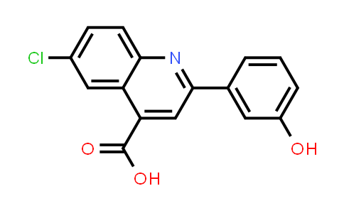 6-Chloro-2-(3-hydroxyphenyl)quinoline-4-carboxylic acid