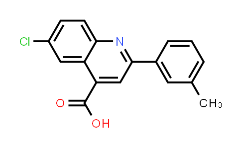 6-Chloro-2-(3-methylphenyl)quinoline-4-carboxylic acid