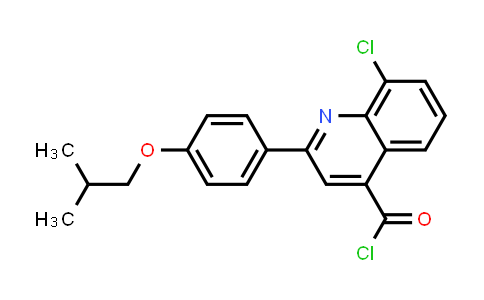 8-Chloro-2-(4-isobutoxyphenyl)quinoline-4-carbonyl chloride