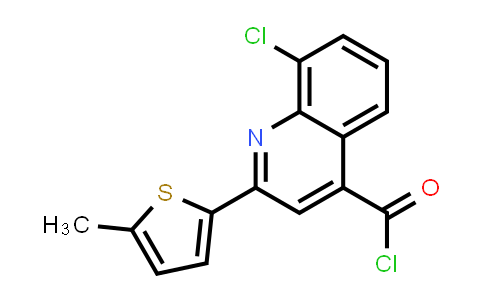 8-Chloro-2-(5-methyl-2-thienyl)quinoline-4-carbonyl chloride