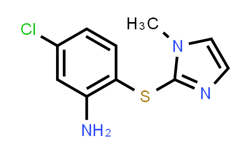 5-Chloro-2-[(1-methyl-1H-imidazol-2-yl)sulfanyl]aniline