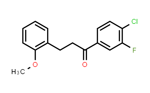 1-(4-Chloro-3-fluorophenyl)-3-(2-methoxyphenyl)-1-propanone
