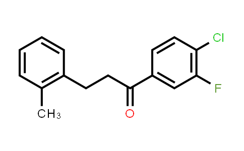 1-(4-Chloro-3-fluorophenyl)-3-(2-methylphenyl)-1-propanone