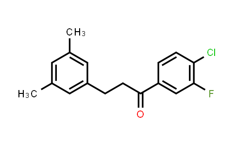 1-(4-Chloro-3-fluorophenyl)-3-(3,5-dimethylphenyl)-1-propanone