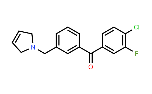 (4-Chloro-3-fluorophenyl)[3-(2,5-dihydro-1H-pyrrol-1-ylmethyl)phenyl]methanone