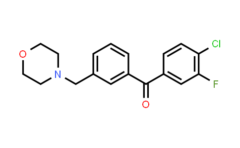 (4-Chloro-3-fluorophenyl)[3-(4-morpholinylmethyl)phenyl]methanone