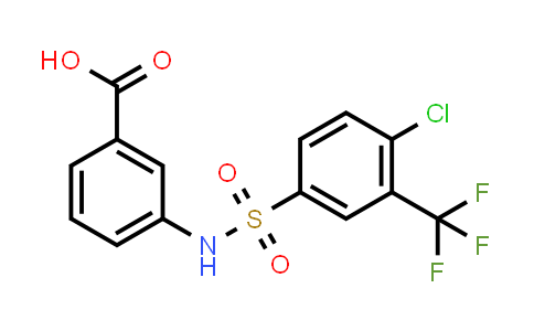 3-(4-chloro-3-trifluoromethylphenylsulfonamido)benzoic acid