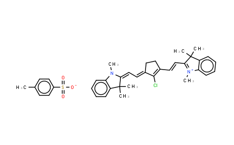2-(2-(2-Chloro-3-(2-(1,3,3-trimethylindolin-2-ylidene)ethylidene)cyclopent-1-enyl)vinyl)-1,3,3-trimethyl-3H-indolium4-methylbenzenesulfonate