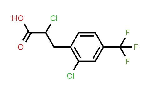 2-Chloro-3-[2-chloro-4-(trifluoromethyl)phenyl]propanoic acid