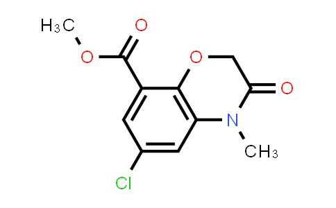 6-Chloro-3,4-dihydro-4-methyl-3-oxo-2H-1,4-benzoxazine-8-carboxylic acid methyl ester