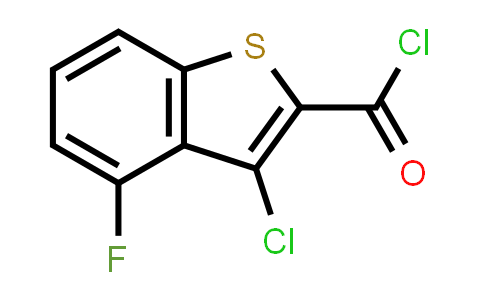 3-Chloro-4-fluoro-1-benzothiophene-2-carbonyl chloride